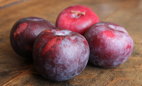 Wizened plums