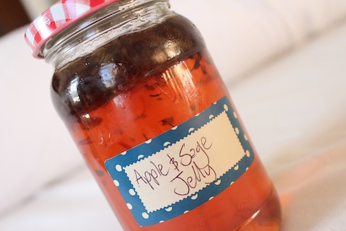 Apple and sage jelly, a recipe from Wolves in London