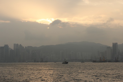 Hong Kong island, copyright Wolves in London