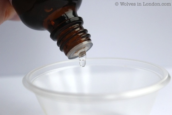 Adding essential oil to homemade soap