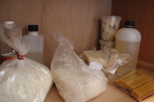 Ingredients for homemade cleaning products