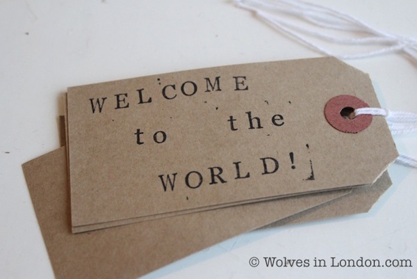 Stamp your own gift tags