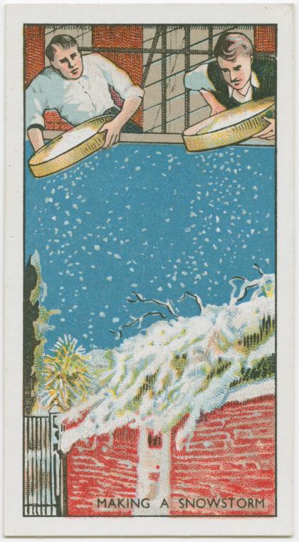 Snowstorm vintage photo from NYPL digital gallery