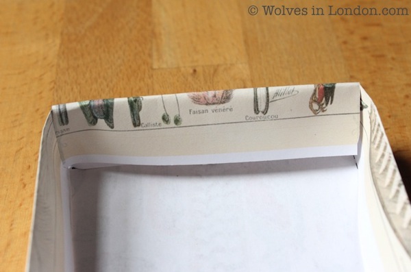 Homemade gift box template and tutorial