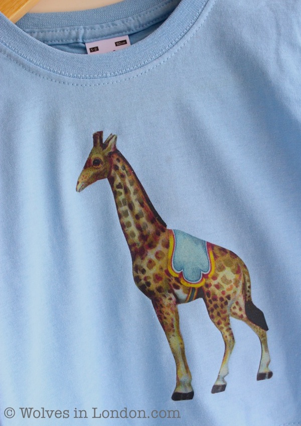 Homemade giraffe T-shirt | Wolves in London