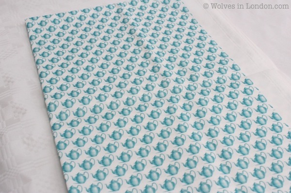 Teapot fabric designed by Wolves in London