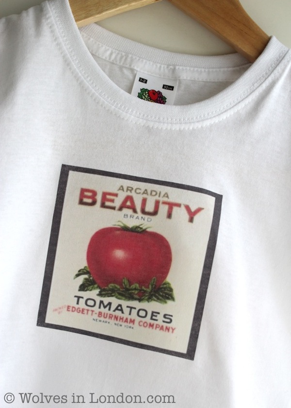 Print your own images on T-shirts