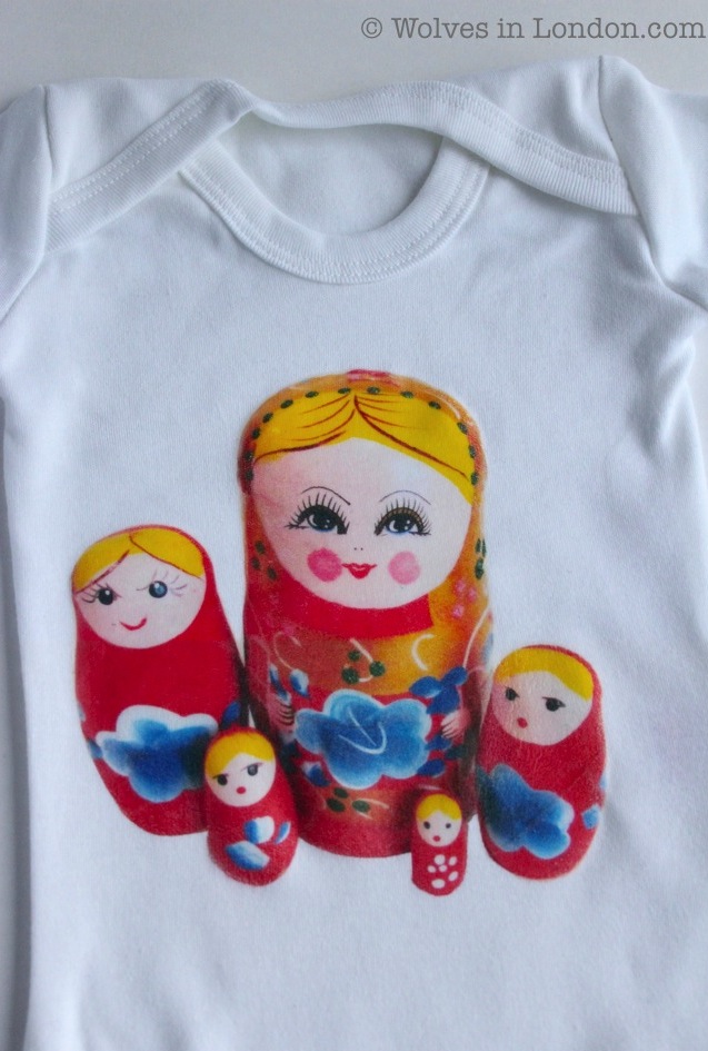 Russian doll babygrow