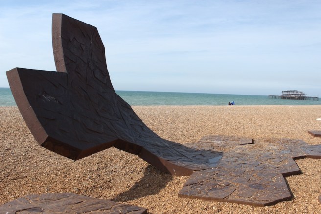 Beach art, Brighton