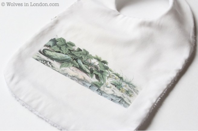 courrgette bib Homemade courgette bib