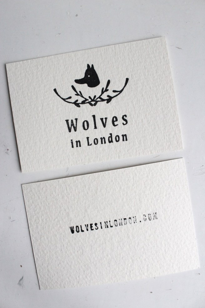Letterpress business cards