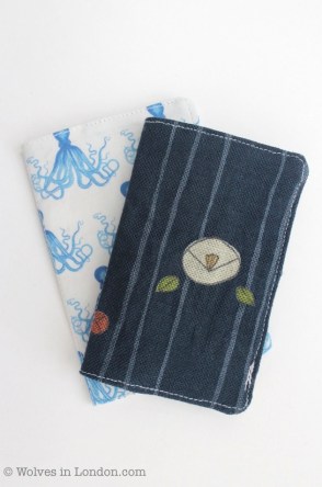 Homemade business card holder