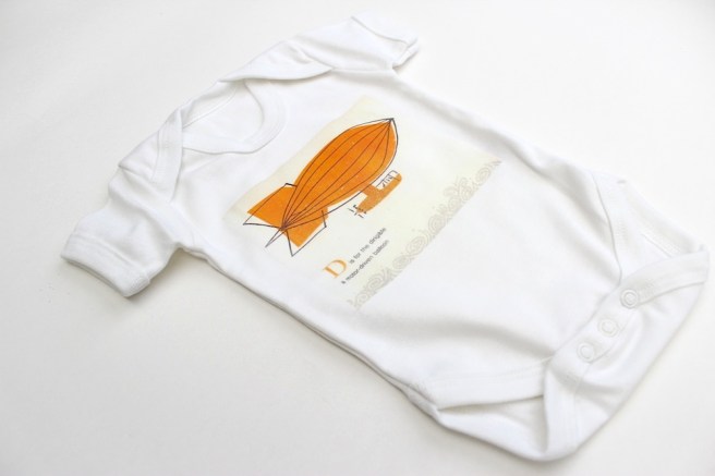 Homeprinted babygrow