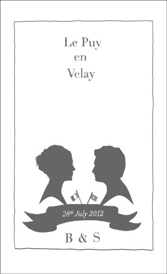 Tea towel wedding favour