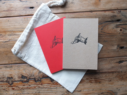 Letterpress notebook