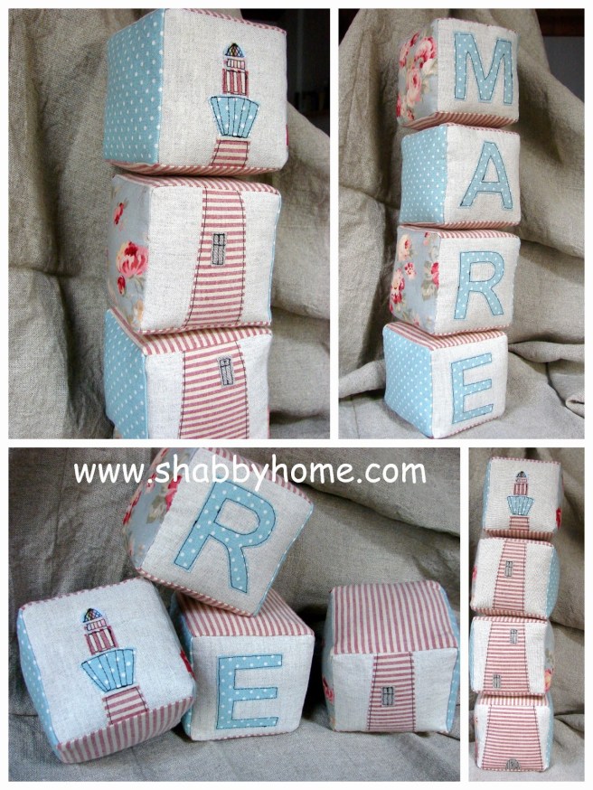 Homemade stacking blocks