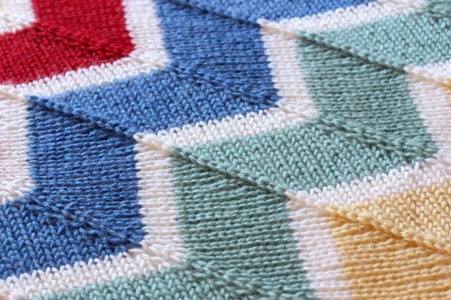 Chevron rainbow blanket | Wolves in London
