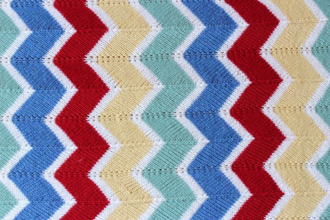 Chevron rainbow blanket | Wolves in London