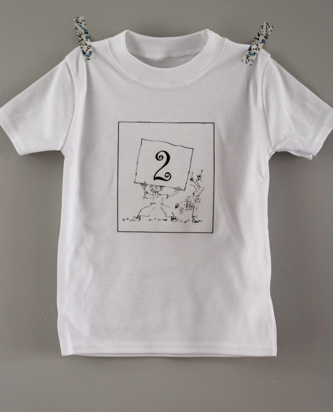 Homemade 2nd birthday t-shirt | Wolves in London