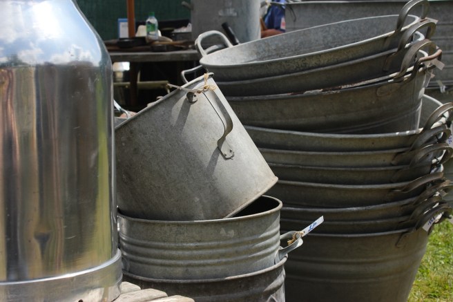 Zinc planters at Hampton Court | Wolves in London