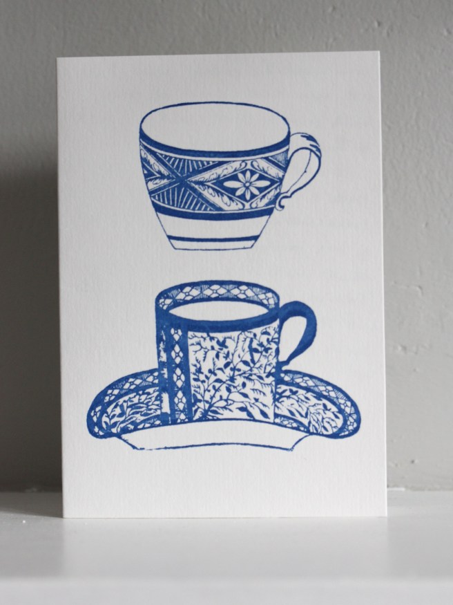 Letterpress card | Wolves in London