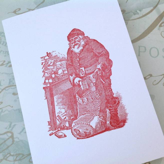 Rococo Rose Christmas card