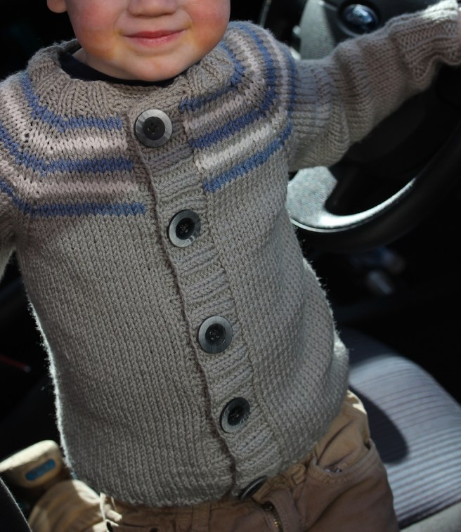 Wonder years homeknit cardigan