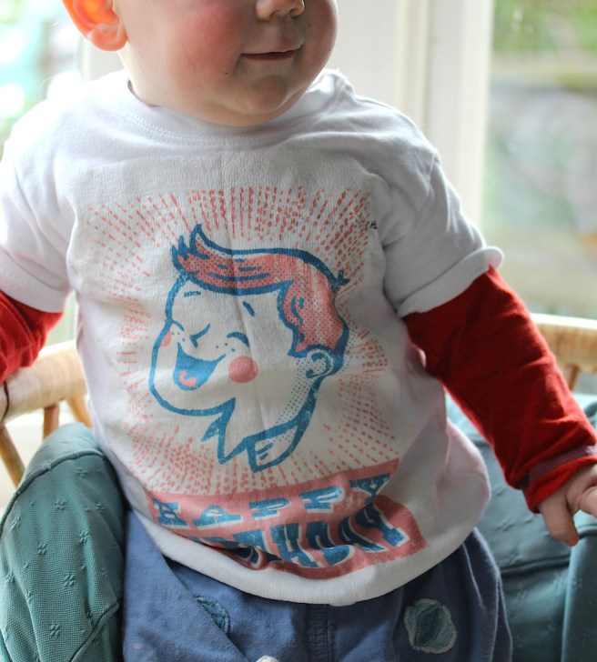 Homemade birthday top