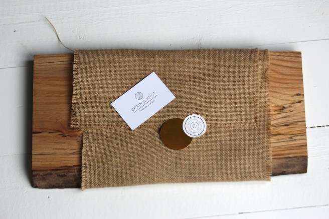 Grain and Knot chopping board