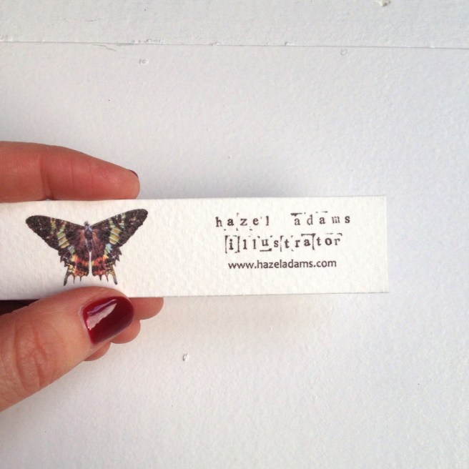 Hazel Adams business card