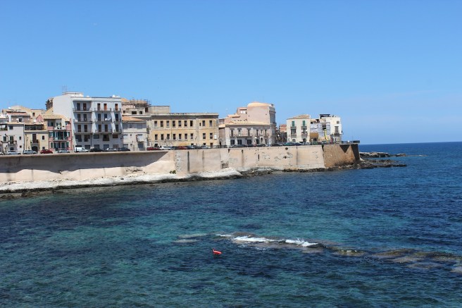 The island of Ortygia in Siracusa